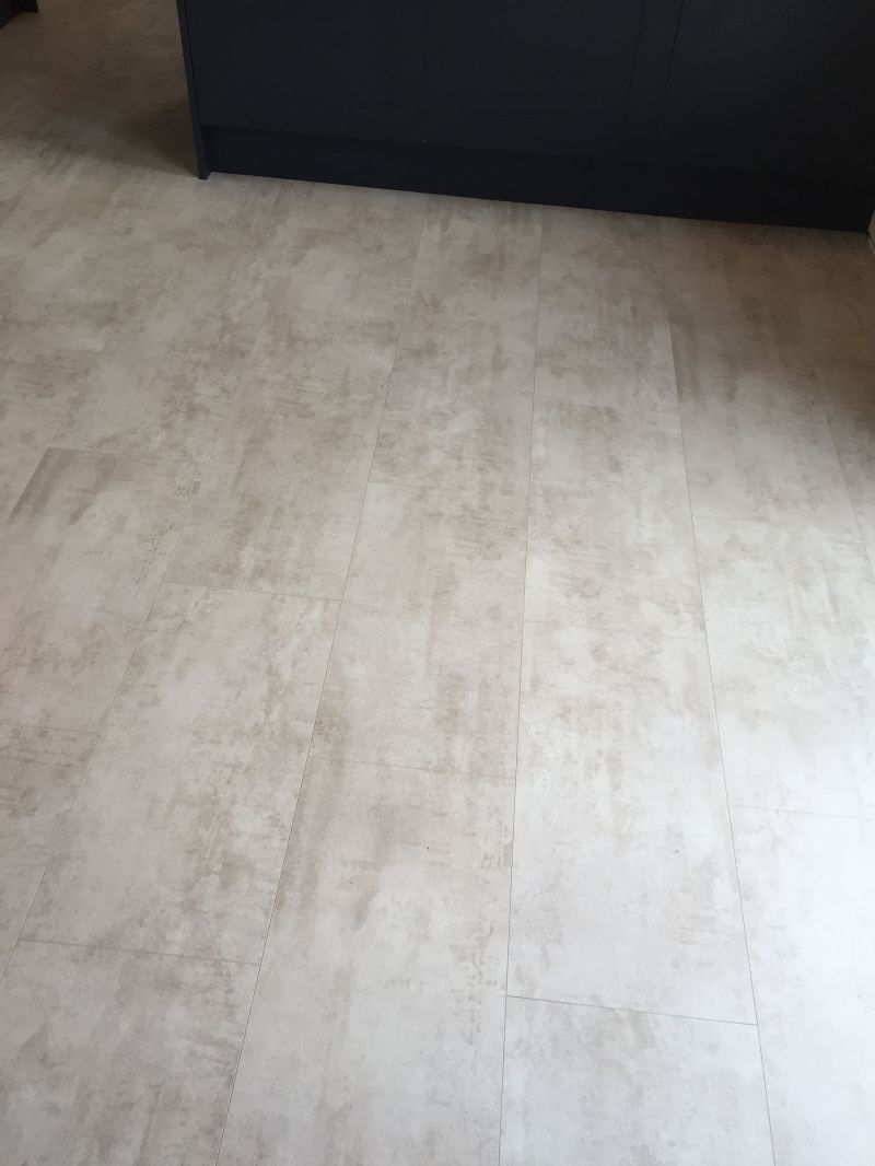 Quick Step Livyn Cream Travertine Vinyl Flooring: Swipe To View More Images