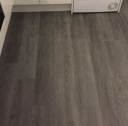 Howdens Quick Step Dark Grey Oak Vinyl Flooring: Click Here To View Larger Image